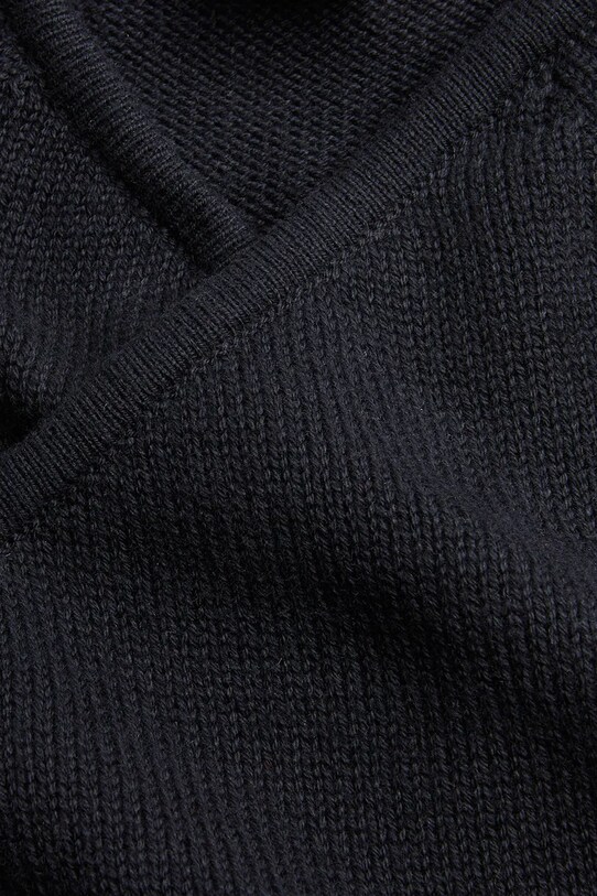 Lány Mini Rodini baba pamut melegítő Fine knit 2564011299 fekete