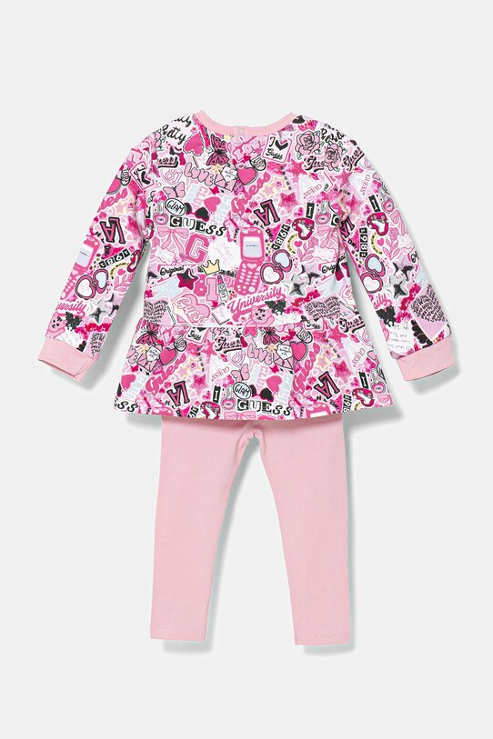 Guess baba pamut melegítő A5YG01.KA6R4.9BYA rózsaszín AW25