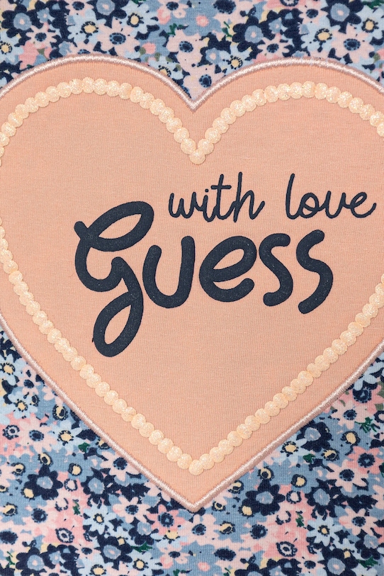 Dziewczynka Guess komplet niemowlęcy A5YG09.K6YW4.9BYA pomarańczowy