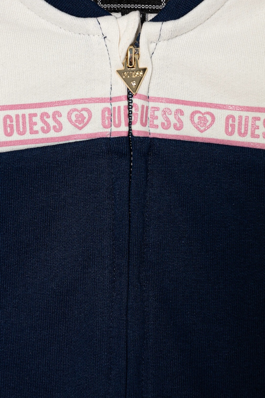 Dziewczynka Guess dres bawełniany niemowlęcy 2-pack A5YG10.KA6R4.9BYA granatowy