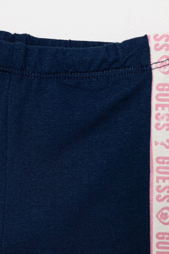 Guess dres bawełniany niemowlęcy 2-pack granatowy A5YG10.KA6R4.9BYA