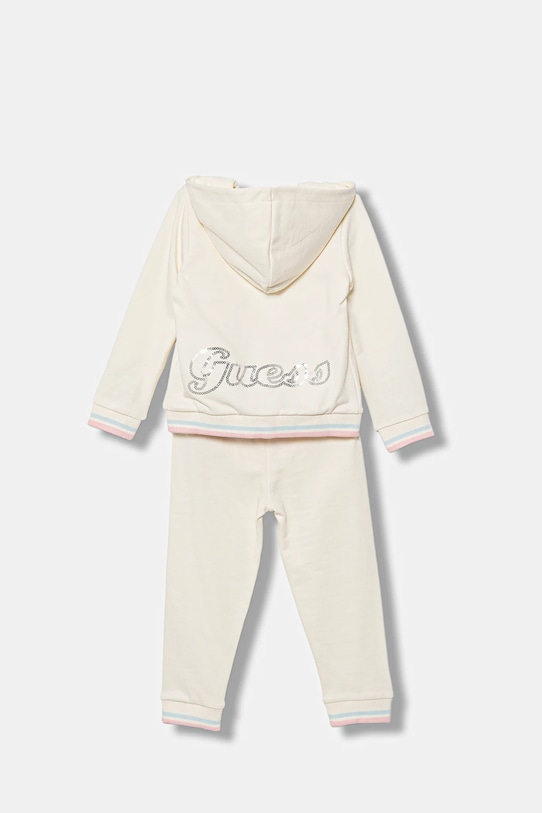 Guess dres bawełniany dziecięcy K5YG00.KA6R4.9BYA beżowy AW25