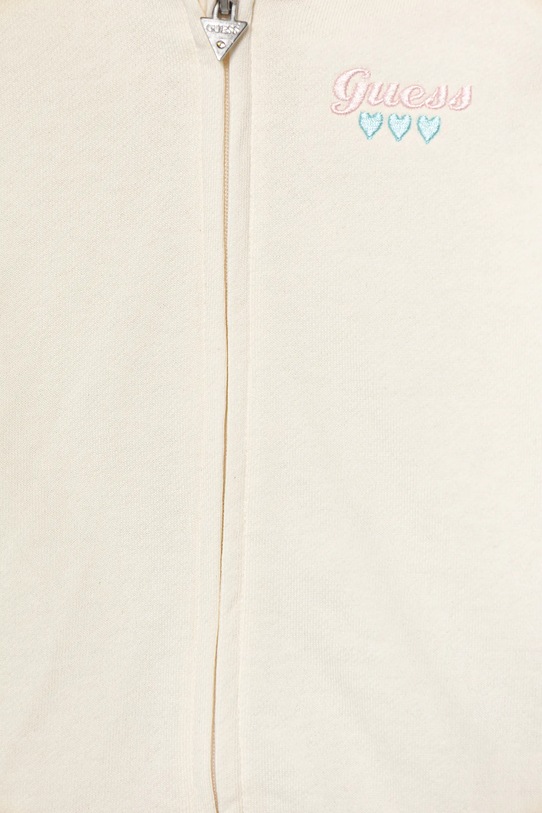 Dziewczynka Guess dres bawełniany dziecięcy K5YG00.KA6R4.9BYA beżowy