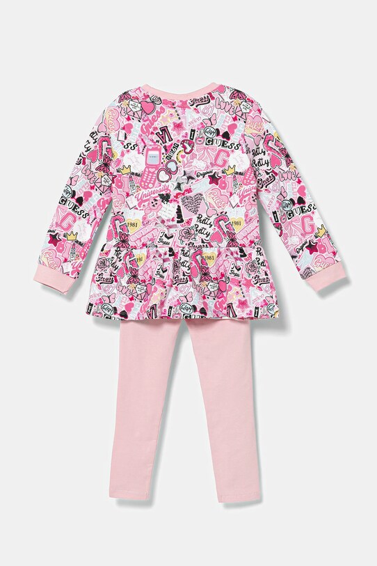 Guess gyerek együttes K5YG01.KA6R4.9BYA rózsaszín AW25