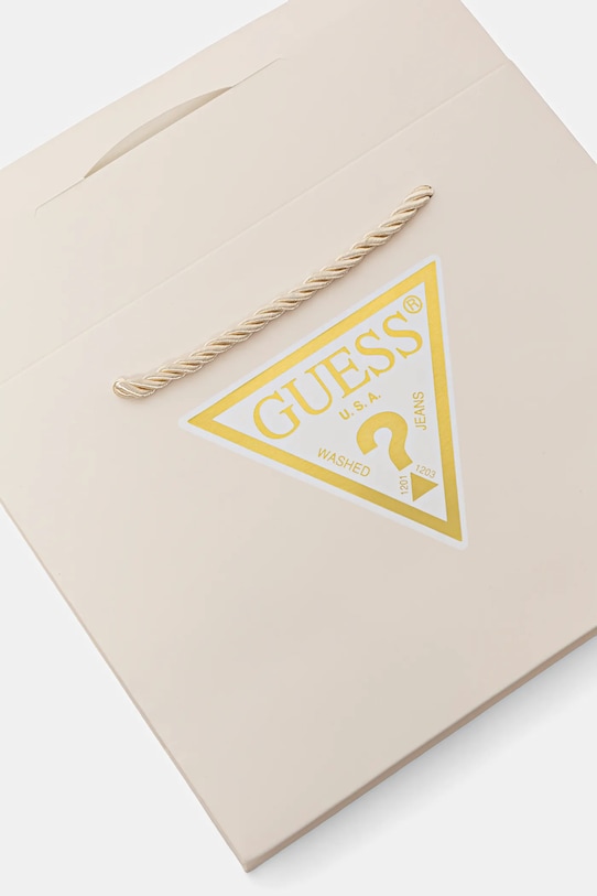 Guess śpioszki bawełniane niemowlęce różowy S5YG01.KA6W4.9BYA