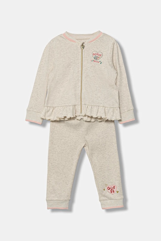 Dziewczynka Guess komplet bawełniany niemowlęcy 3-pack S5YG05.K6YW4.9BYA różowy