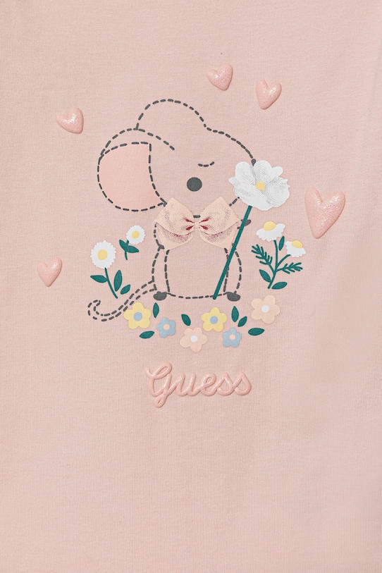 Guess komplet bawełniany niemowlęcy 3-pack S5YG05.K6YW4.9BYA