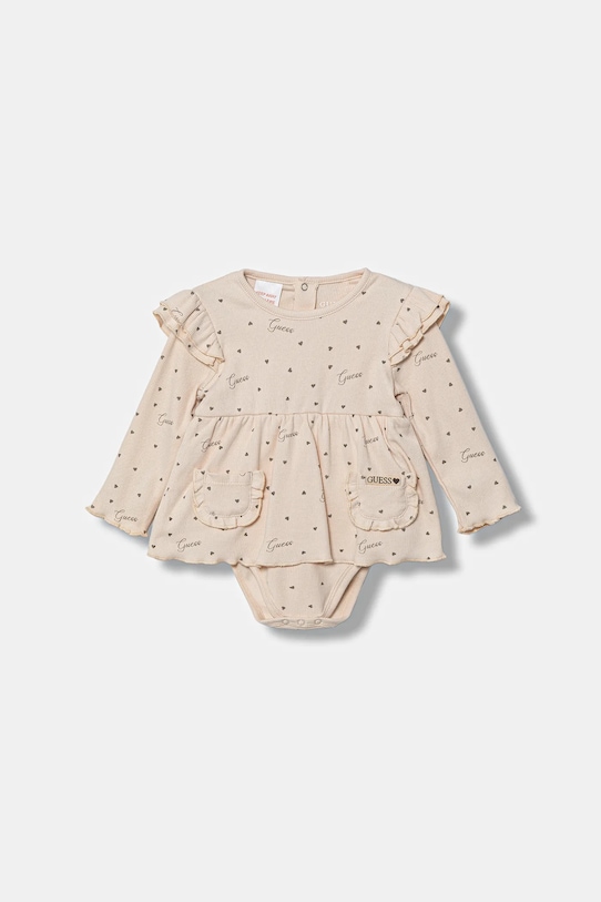 Guess komplet niemowlęcy 2-pack S5YG10.KBZP4.9BYA beżowy AW25