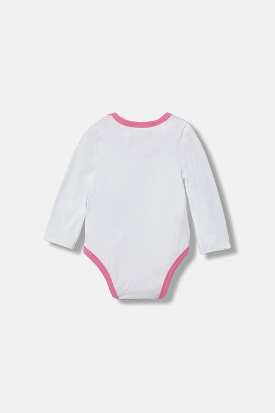 Guess komplet bawełniany niemowlęcy 3-pack różowy H5YW10.KBU64.G.9BYA