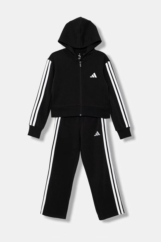 Детский спортивный костюм adidas трикотаж чёрный JM1490