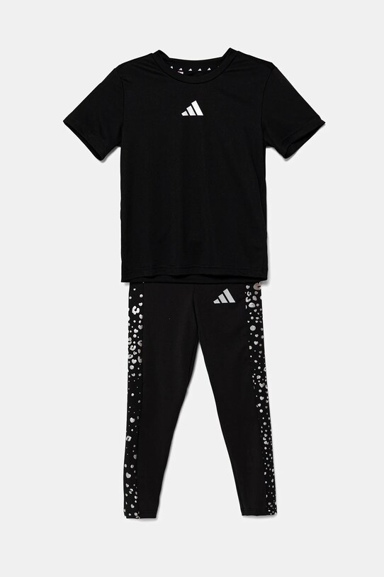 Дитячий спортивний костюм adidas візерунок чорний JM3850