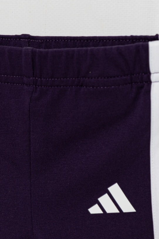 Dievča Detská tepláková súprava adidas JN2247 fialová