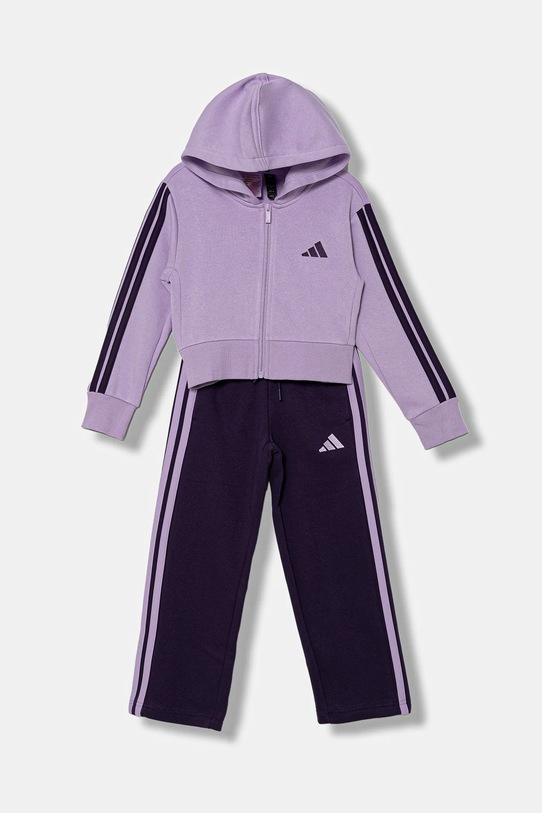 adidas dres dziecięcy JN2439 fioletowy AW25