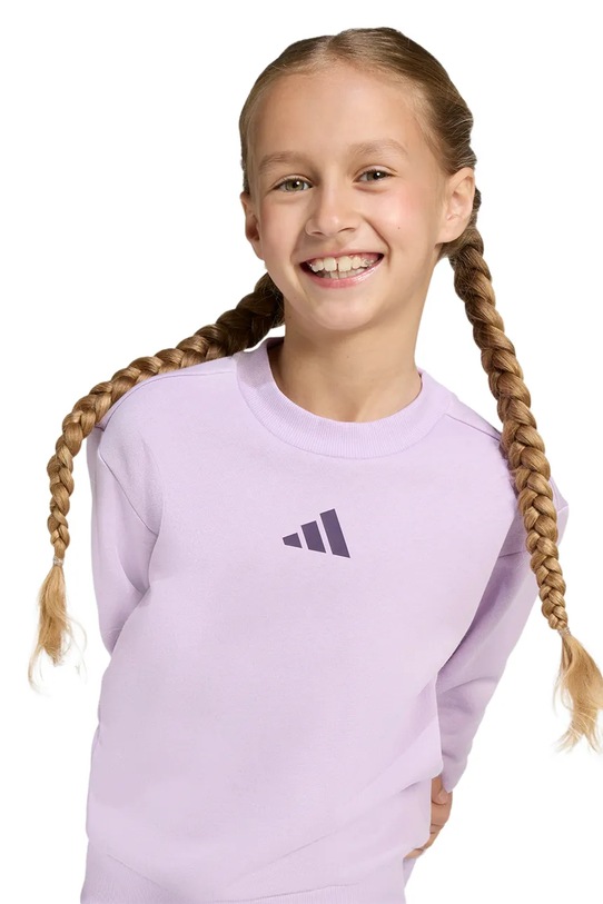 Παιδική φόρμα adidas JX0201 μωβ