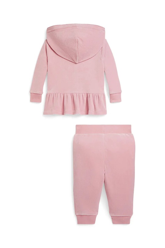 Otroški komplet trenirke Polo Ralph Lauren 310877764008 roza AW25