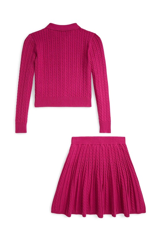 Dziewczynka Polo Ralph Lauren komplet bawełniany dziecięcy 313950779003 różowy