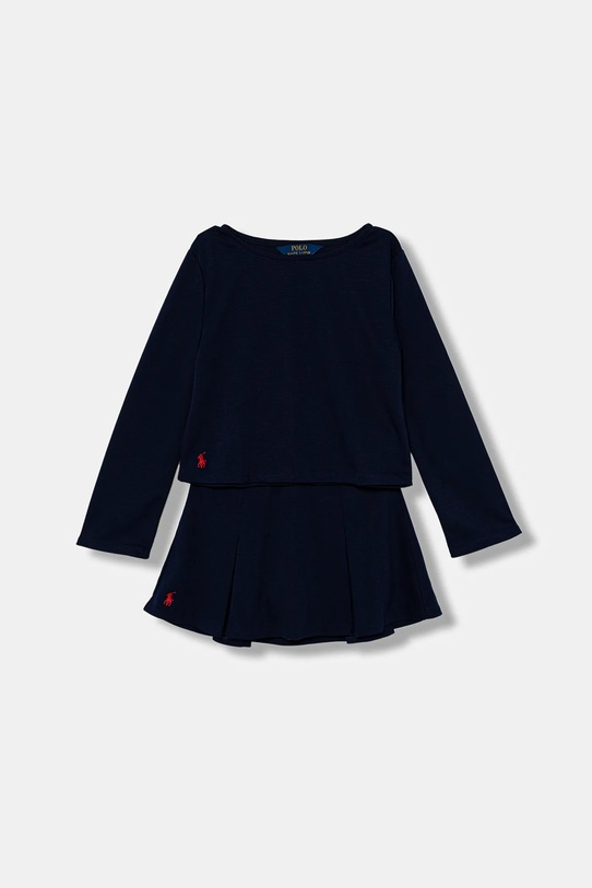 Polo Ralph Lauren komplet dziecięcy 2-pack z elastanem granatowy 313979045001