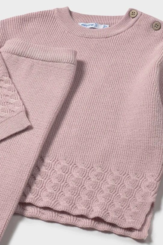 Dziewczynka Mayoral komplet dziecięcy 2592.4B.Baby.9BYA różowy
