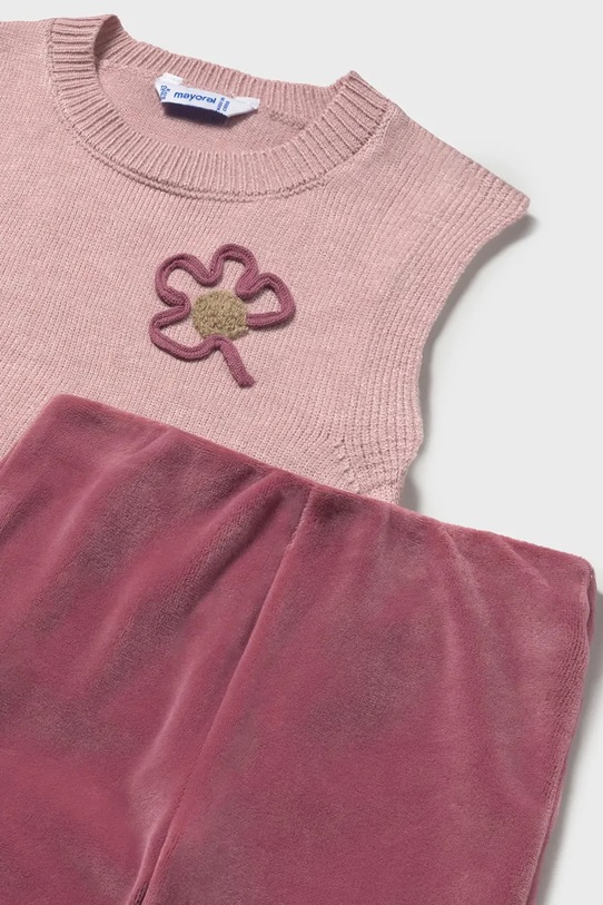 Mayoral set per bambini rosa 2596.4G.Baby.9BYA
