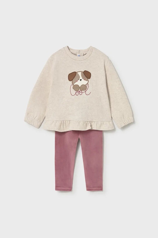 Mayoral compleu bebe bumbac roz 2738.4A.Baby.9BYA