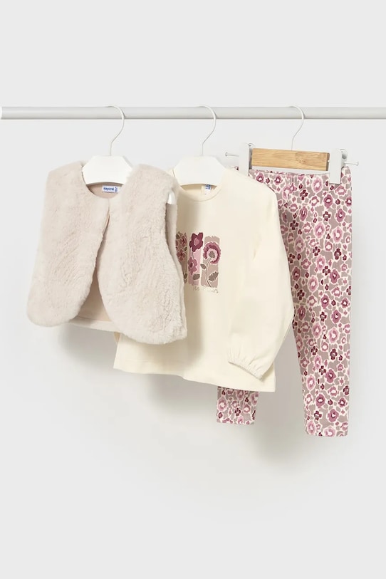 Mayoral komplet dziecięcy 2739.4B.Baby.9BYA różowy AW25