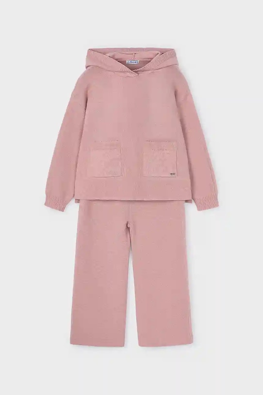 Mayoral komplet dziecięcy dzianina różowy 4580.6A.Mini.9BYA