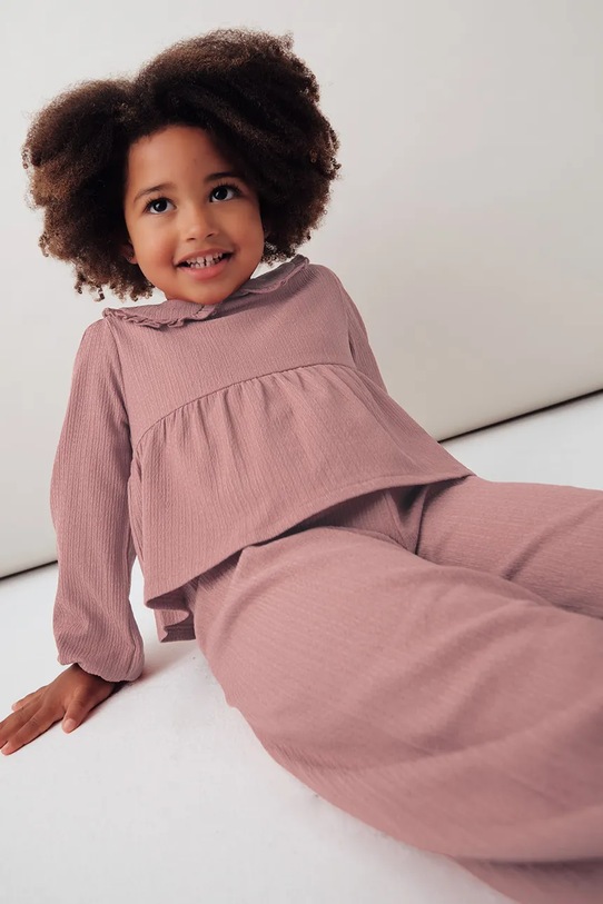 Mayoral komplet dziecięcy tkanina różowy 4581.6E.Mini.9BYA