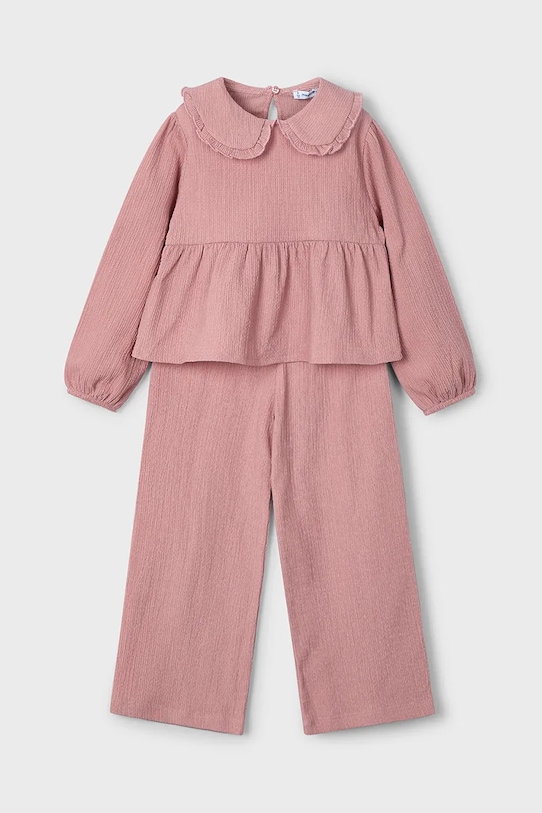 Mayoral komplet dziecięcy 4581.6E.Mini.9BYA różowy AW25