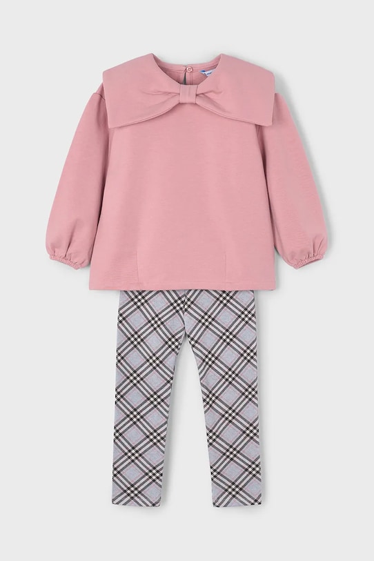 Mayoral komplet dziecięcy z elastanem różowy 4723.6K.Mini.9BYA