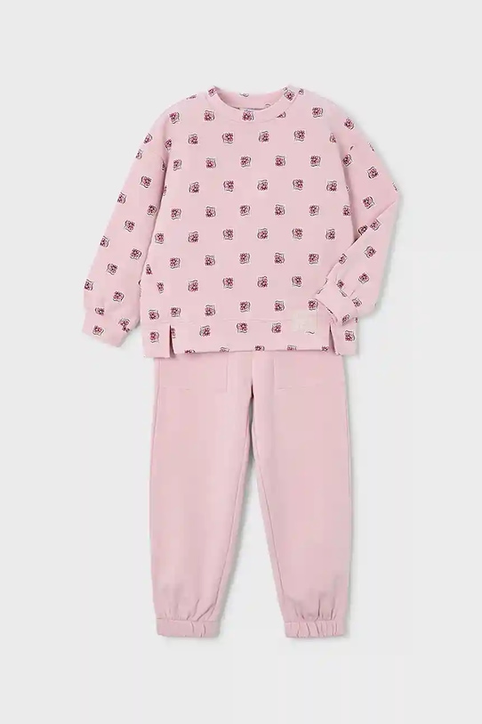 Mayoral dres dziecięcy różowy 4894.6D.Mini.9BYA