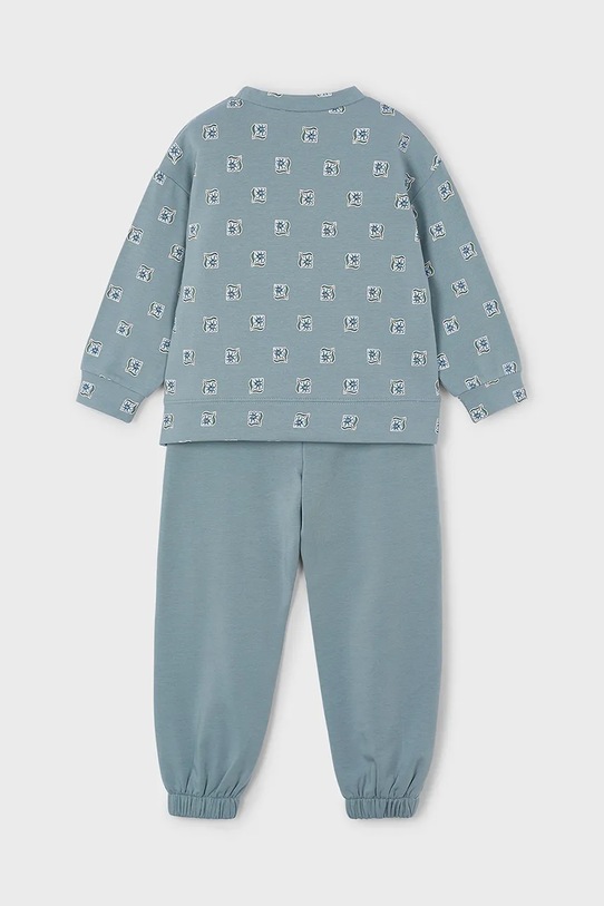 Mayoral dres dziecięcy 4894.6D.Mini.9BYA turkusowy AW25