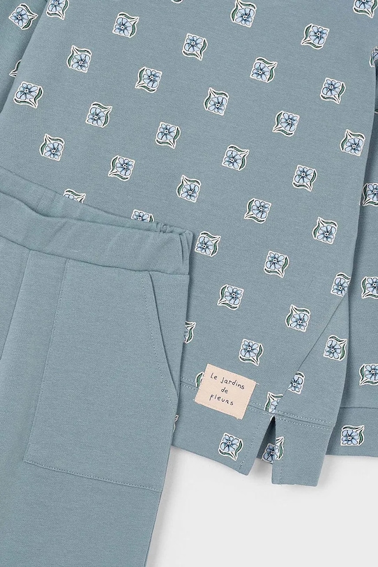 Dziewczynka Mayoral dres dziecięcy 4894.6D.Mini.9BYA turkusowy