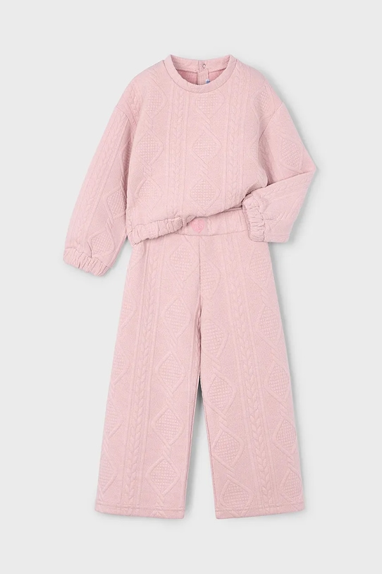 Mayoral komplet dziecięcy 4896.6G.Mini.9BYA różowy AW25