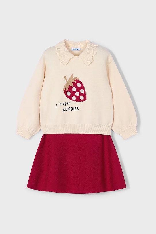 Mayoral compleu copii 4932.6A.Mini.9BYA rosu AW25
