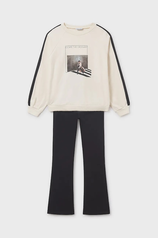 Mayoral komplet dziecięcy 7760.8J.Junior.9BYA beżowy AW25