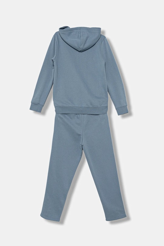 Puma dres dziecięcy Metallic Hooded Sweat Suit FL G 689729 niebieski AW25