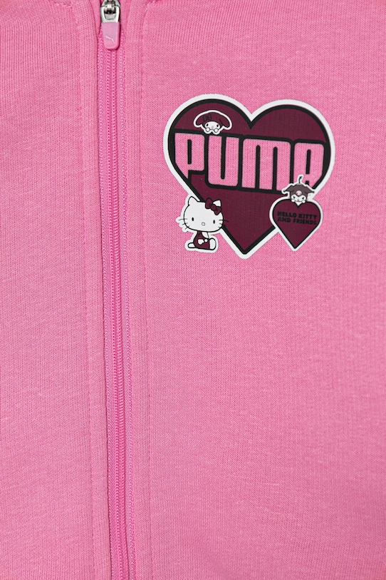 Dievča Detská tepláková súprava Puma 2-pak 632389 ružová