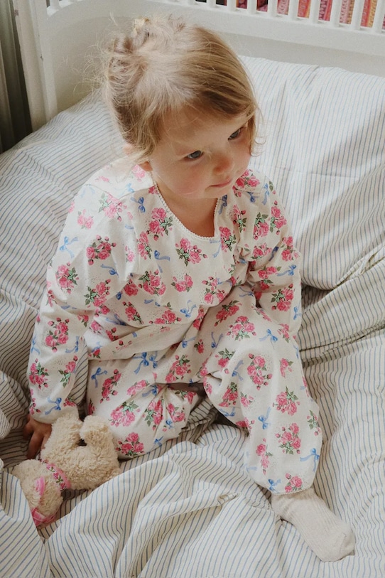 Konges Sløjd komplet GIO BOW SET GOTS dzianina beżowy KS103817.9BYA