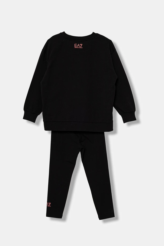 EA7 Emporio Armani dres dziecięcy 7G000167.AF15583 czarny AW25