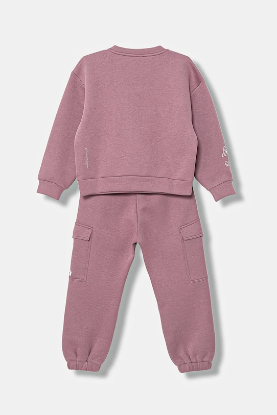 Παιδική φόρμα EA7 Emporio Armani 7G000161.AF13151 ροζ AW25