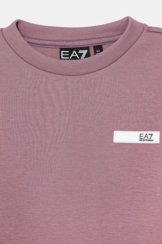 Παιδική φόρμα EA7 Emporio Armani ροζ 7G000161.AF13151