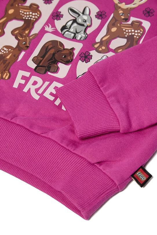 Lego dres bawełniany dziecięcy LWSANYU 704 różowy 11011024