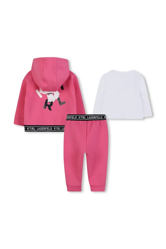 Βρεφική φόρμα Karl Lagerfeld Z30649.86.108 ροζ AW25