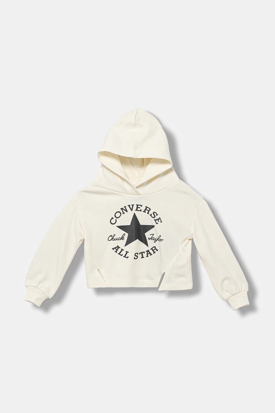 Converse komplet dresowy dziecięcy 1CH580 beżowy AW25