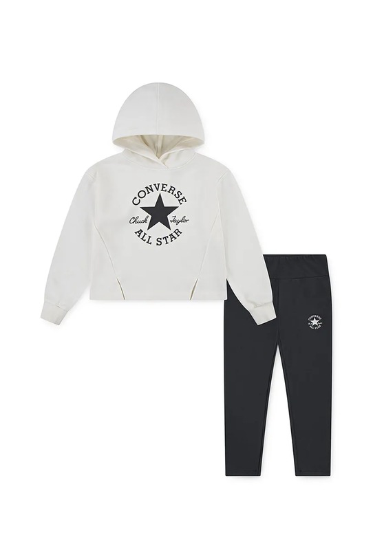 Converse komplet dresowy dziecięcy dzianina beżowy 3CH580