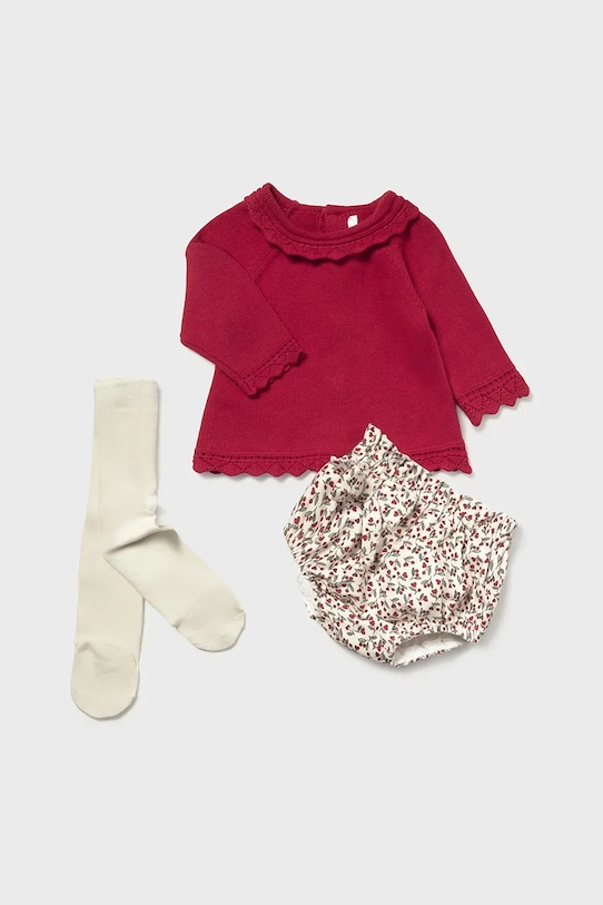 Комплект для немовлят Mayoral Newborn 3-pack трикотаж червоний 2256.2C.Newborn.9BYA