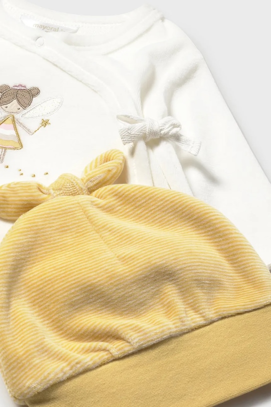 Dziewczynka Mayoral Newborn komplet niemowlęcy 2559.2H.Newborn.9BYA żółty