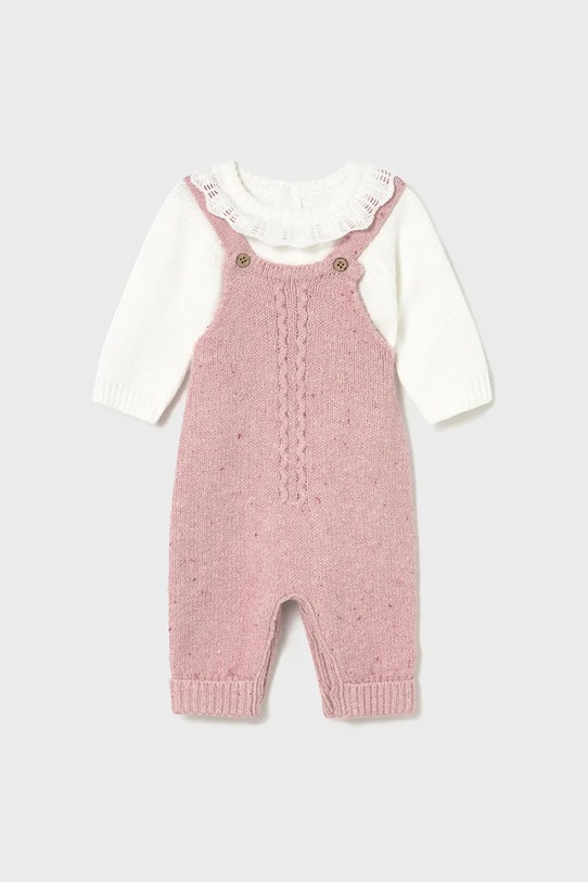 Komplet za dojenčka Mayoral Newborn Z elastanom roza 2605.2F.Newborn.9BYA