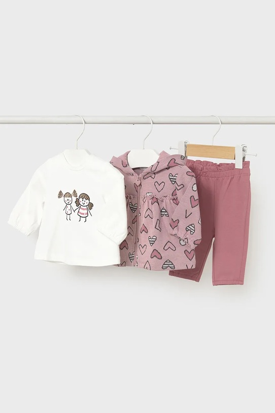 Mayoral Newborn trening bebeluși tricotaj roz 2633.2P.Newborn.9BYA