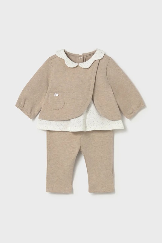 Mayoral Newborn compleu bebe 2-pack tricotaj bej 2707.2B.Newborn.9BYA